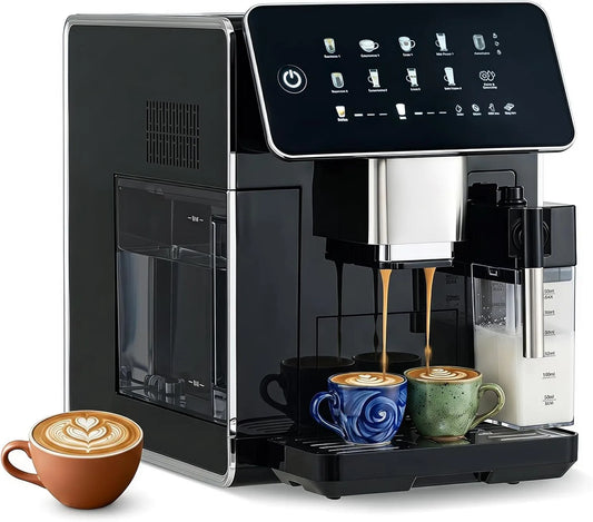 Espressomachine, americano, LIFEZEAL Volautomatisch