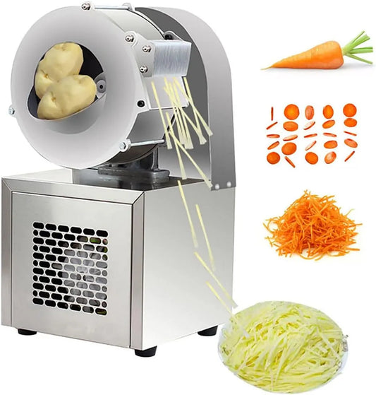 Keukenmachine, Groentesnijmachine, Multifunctionele elektrische rasp voor wortelen, uien, Groentesnijmachine