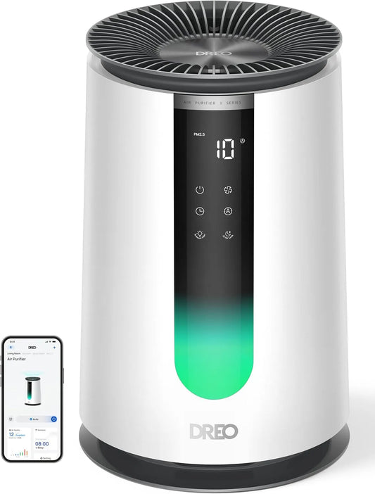 Luchtreiniger, DREO Luchtreiniger, allergieën 338S, 3-in-1 HEPA-filter