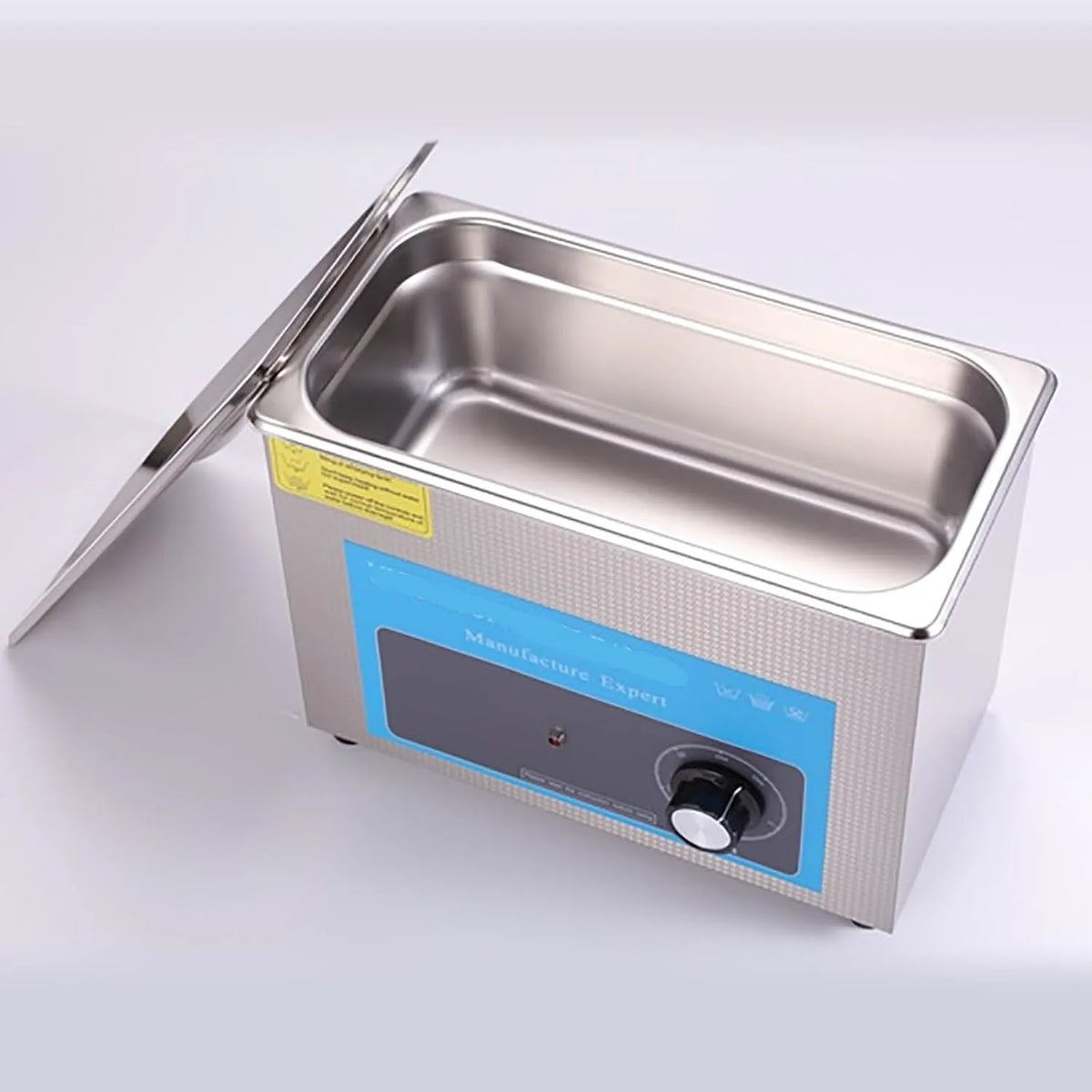 Ultrasoonreiniger, instelbare temperatuur en tijd / 304 RVS, Ultrasone reinigingsmachine, voor sieraden horlogehouder bril kunstgebit, 3L