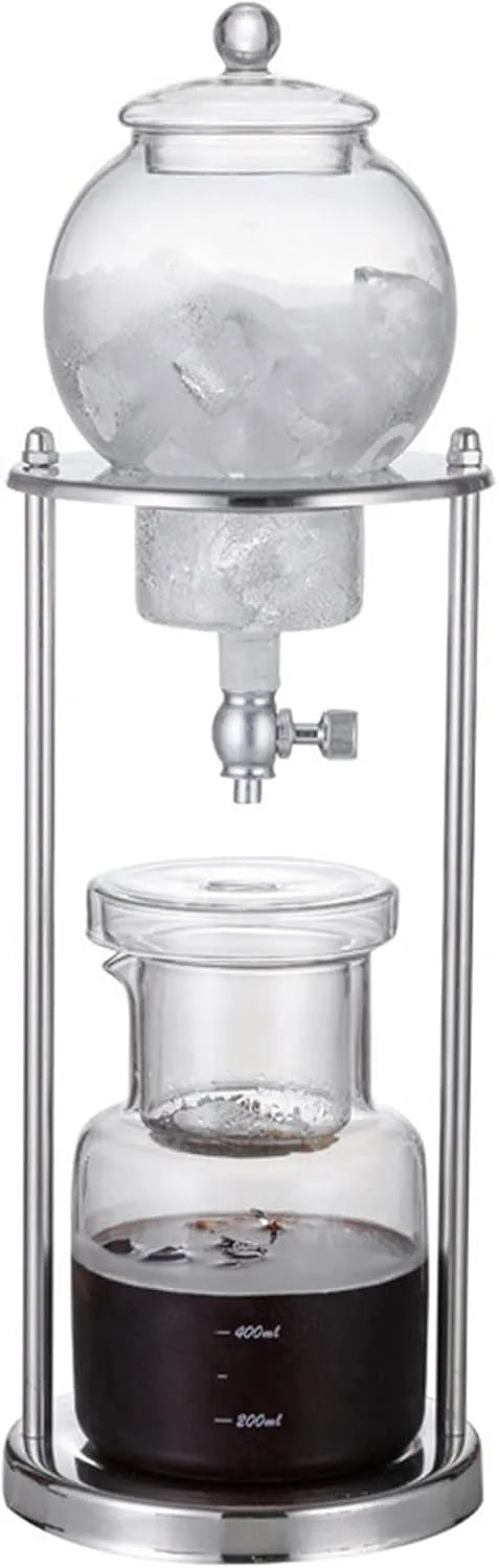 Espressomachine, 600 ml, Coffee Ice Water Druppel Koffiezetapparaat Espresso, Huishoudelijke Koffie Gereedschap Pot Herbruikbare Glasfilter