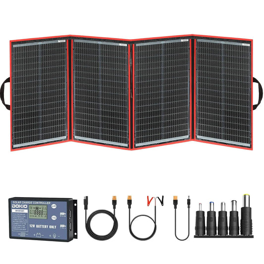 Zonnepaneel, 200 W, 20A-controller, caravan camper camping Auto Boot Batterij opladen