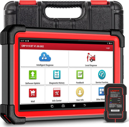 Apparaat X431 CRP919E Obd2 met wifi en Bluetooth, 31+ Reset, LAUNCH Diagnoseapparaat Auto met OE-Niveau Alle Systeemdiagnose