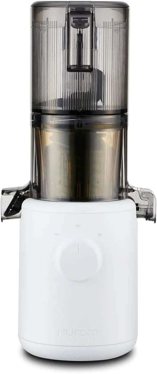 Hurom Slow Juicer H310 Sapcentrifuge, 150 watt, eenvoudige reiniging en geluidsarm motor, BPA-vrij, 220 ml wit, elektrische sapcentrifuge