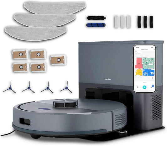 Robotstofzuiger X23 met 5000 Pa, 2-in-1 en HEPA-filter, sterke 5000 Pa zuigkracht