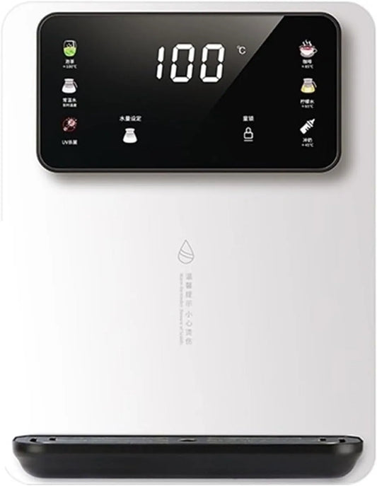 Waterdispenser met 2200 W, 50Hz, wandmontage en roze, Instant Waterdispenser Met Kleurenscherm