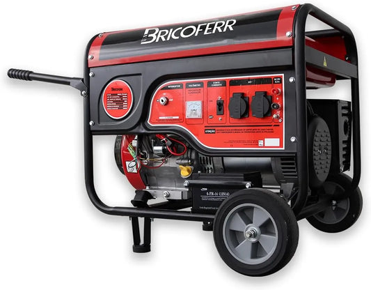 Generator met 19 pk, 480 cc, 230 V, 50 Hz en 9 uur, ideaal voor veeleisende toepassingen op bouwplaatsen