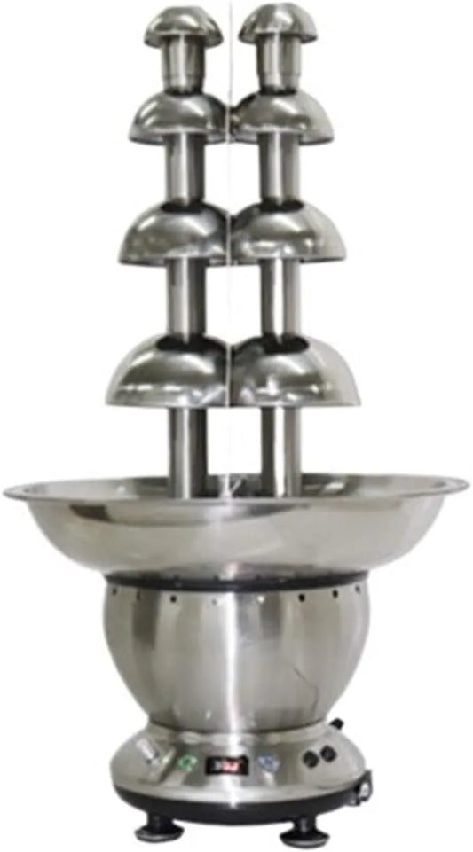 Smeltende Chocoladefontein Machine, 4-lagen Twee Torens Bruiloft Verwarming Smeltende, Chocoladefontein Machine Waterval Maker Chocolade Dispenser