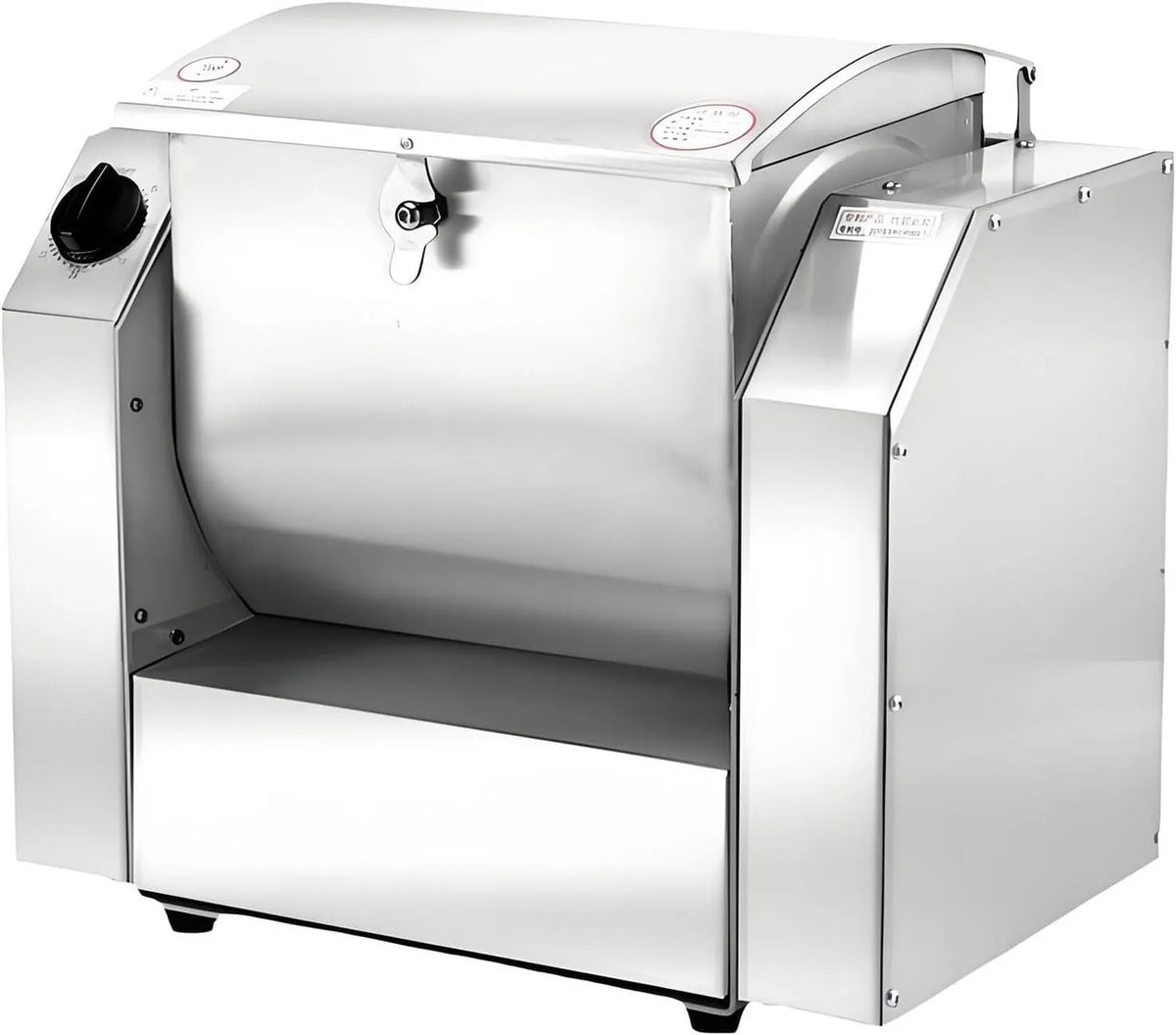RVS Kneden Machine, 110V, Volautomatische RVS Kneden Machine voor Bakkerijen, 5KG Capaciteit, Elektrische Meel Mixer, Scholen, Restaurants