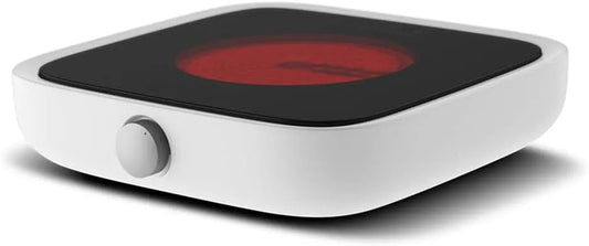 Verwarming met mobiele uitvoering, Theepotverwarmer, ronde randverwarming en inductiekookplaat