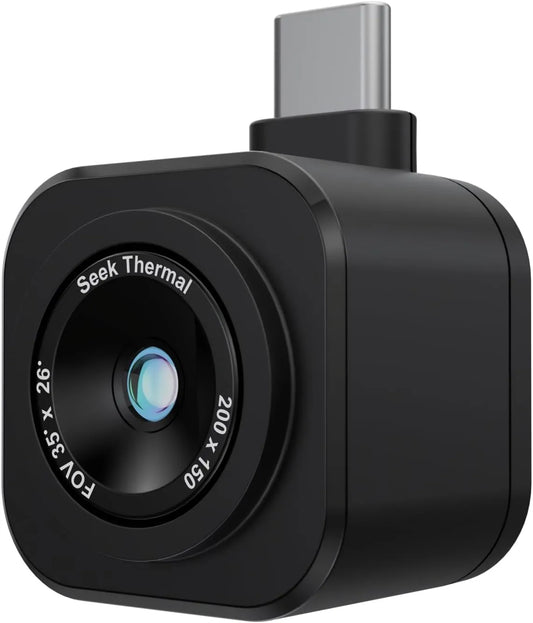 Apple, USB, 25 Hz framesnelheid, iPhone 15 & 16, hoge resolutie 200 x 150 warmtebeeldcamera, 15,6 °C ~ 330,0 °C, iPhone-warmtecamera