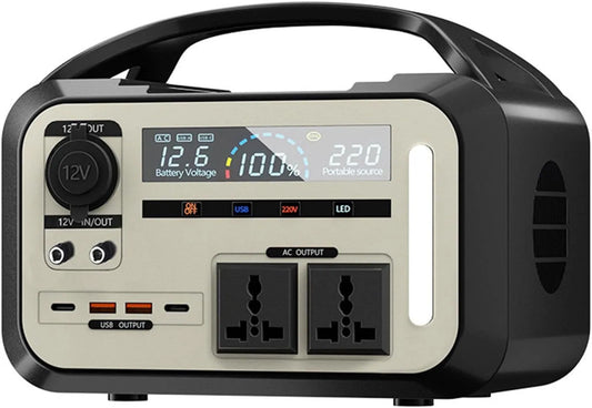 Outdoor draagbare mobiele voeding 220V grote capaciteit kraam zelfrijdende tour live-uitzending camping nood-thuisback-up met 220V, 350 Wh, mobiele